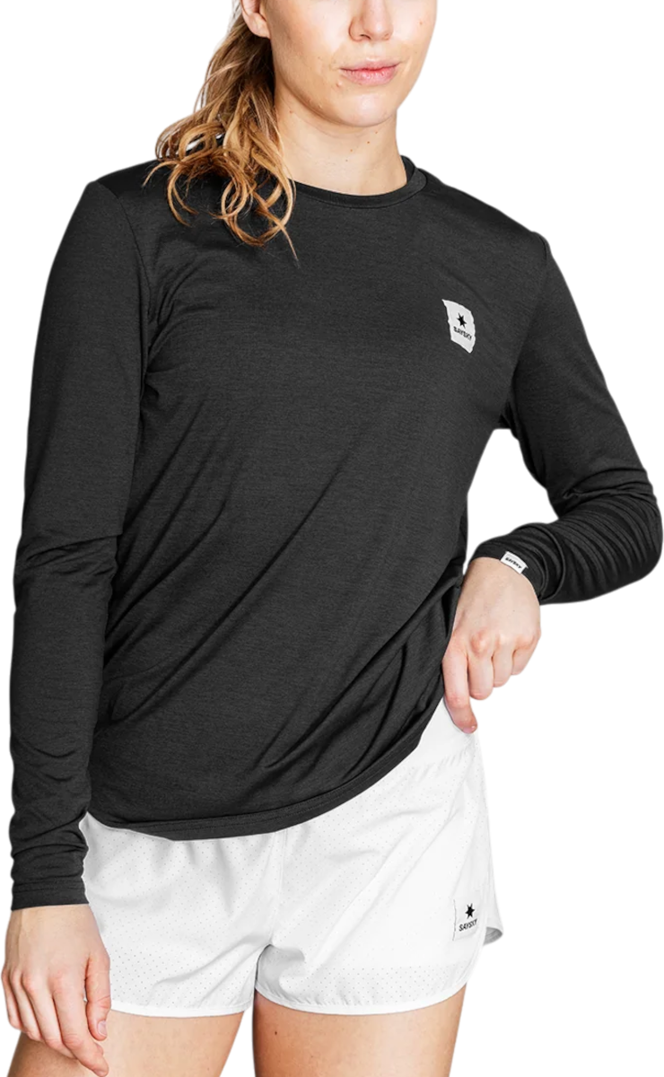 T-shirt Saysky Saysky Statement Pace Long Sleeve T-Shirt Sort | nmrls22c-9001