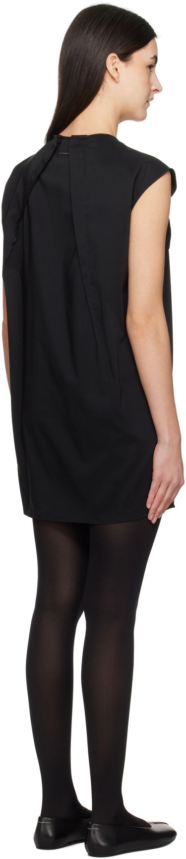 Kjole Maison Margiela MM6 Maison Margiela Shirting Darting Mini Dress Sort | S52DA0066 M35043, 2
