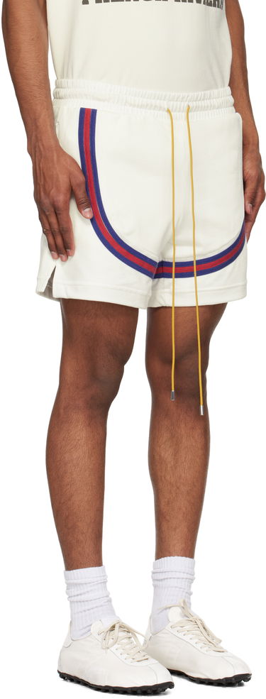 Shorts Rhude Rhude Crest Veille Track Shorts Hvid | RHSS25SH01230, 1