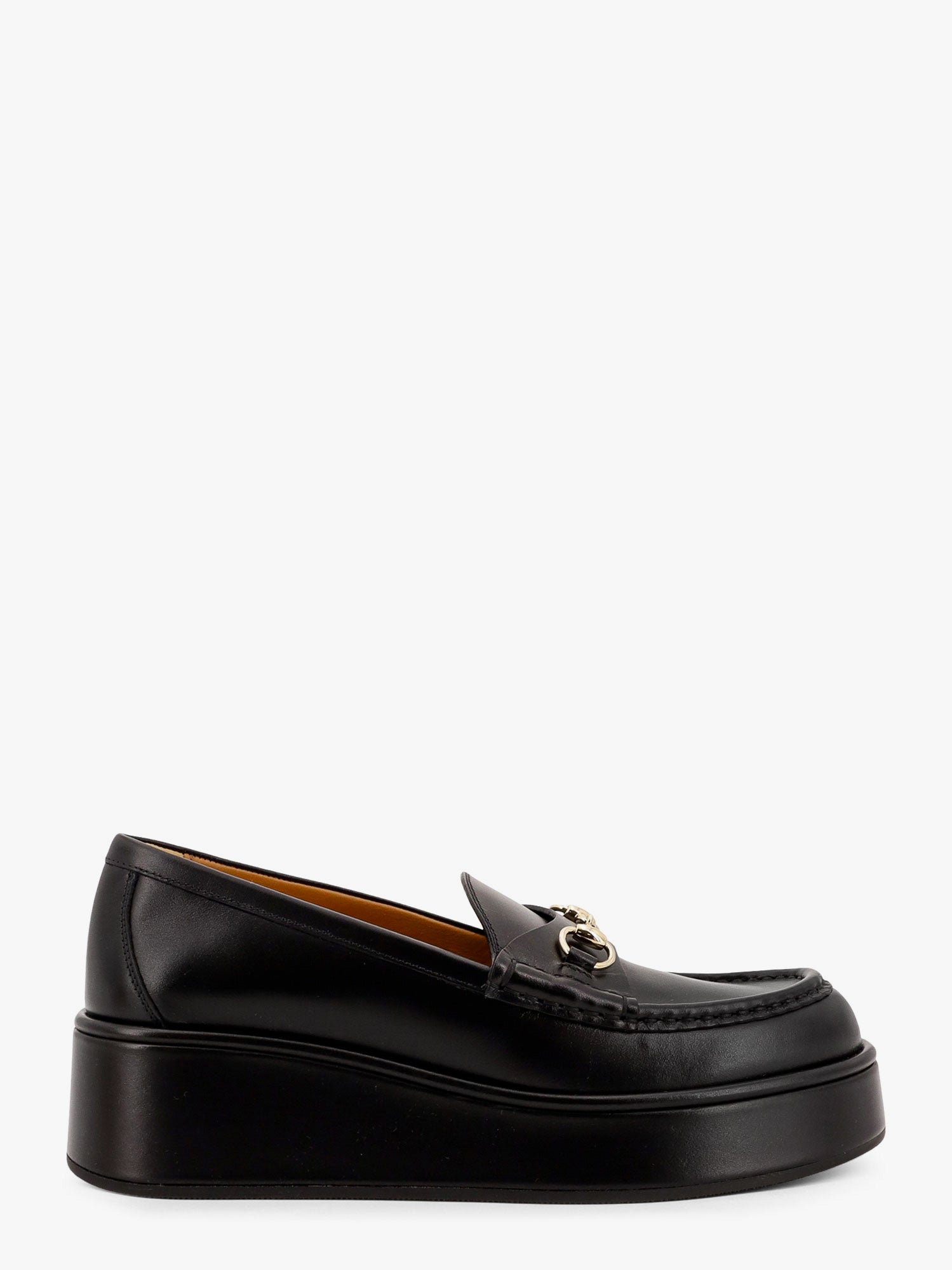 Sneakers og sko Gucci Gucci Platform Loafers with Horsebit Sort | 794317AADO01000, 0