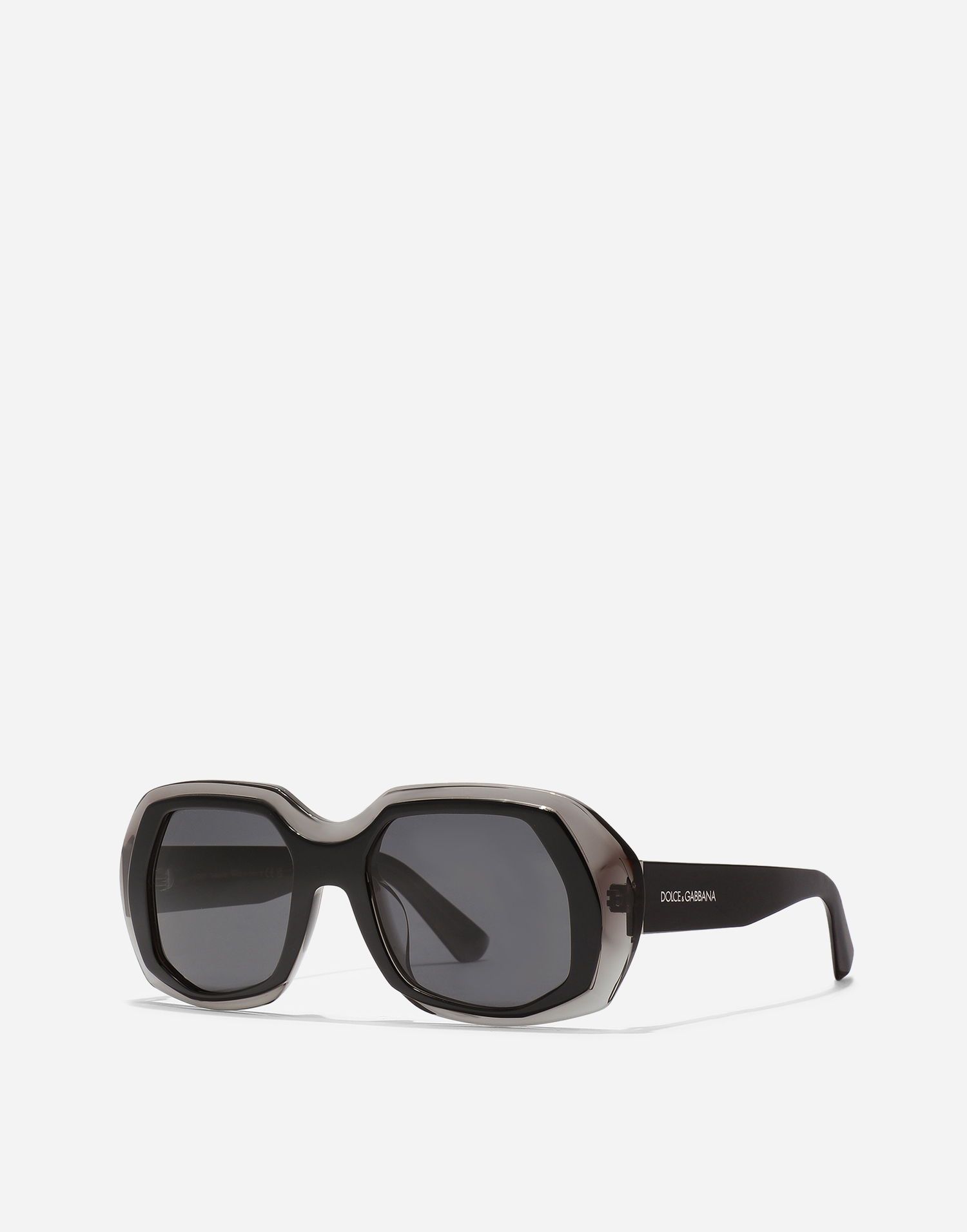 Solbriller Dolce & Gabbana Dna Geometric Frame Sunglasses Sort | VG4530VP5879V000, 1