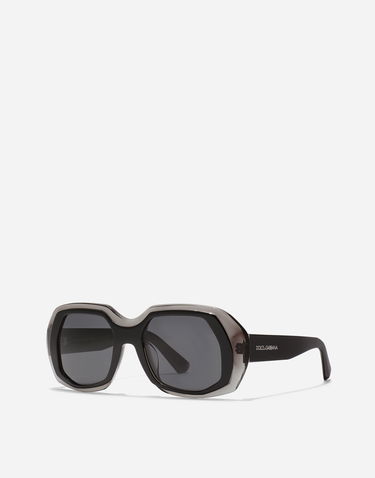 Solbriller Dolce & Gabbana Dna Geometric Frame Sunglasses Sort | VG4530VP5879V000, 1