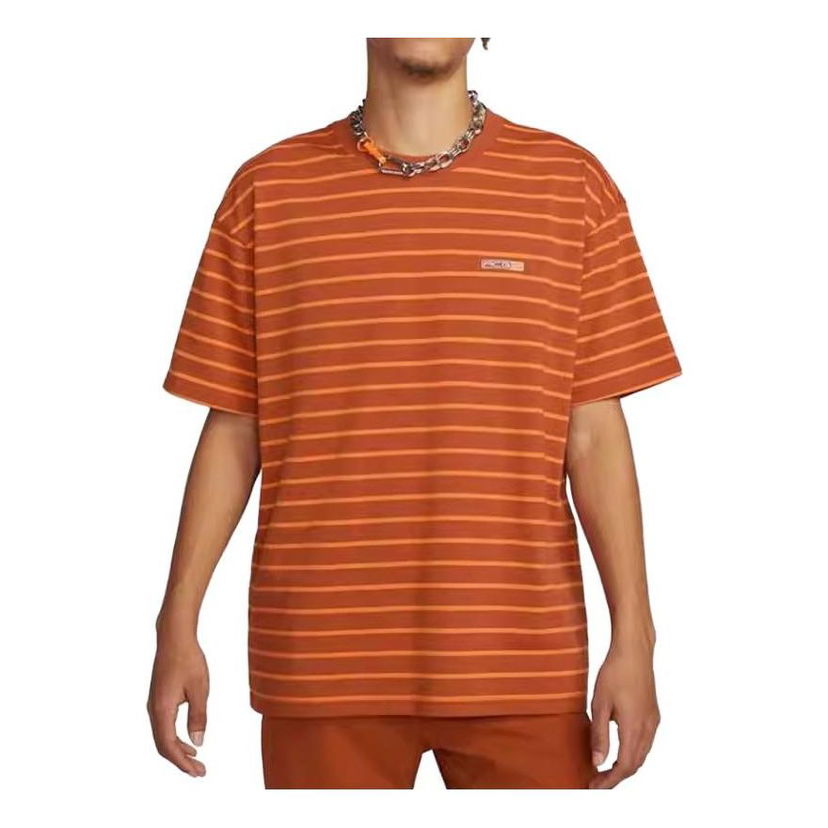 T-shirt Nike ACG ACG Stripe T-Shirt Orange | FB8130-246