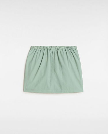 Nederdel Vans Riley Nylon Mini Skirt Grøn | VN000KG6CJL, 1