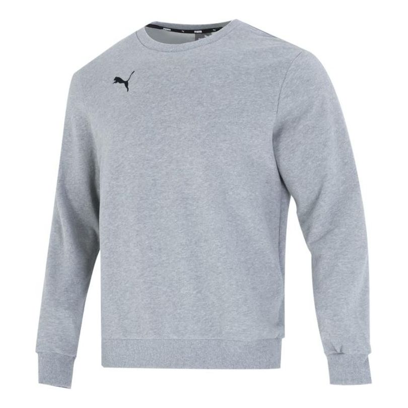Sweater Puma Logo Crewneck Sweatshirt Grå | 656933-33