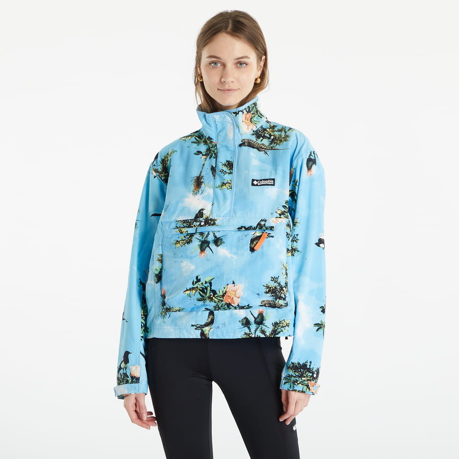 Vindjakke Columbia Deschutes Valley™ Wind Shell Vista Blue Deschutes Days Print Blå | 2037061456, 0