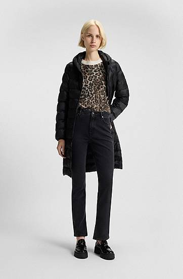 Sweater BOSS Leopard Jacquard Loose-Fit Knitted Sweater Flerfarvet | 50548255, 1