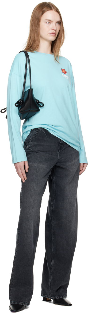 T-shirt KENZO Kenzo Paris Futura 2000 Edition Long Sleeve T-Shirt Turkis | FF62TL3504SG, 3