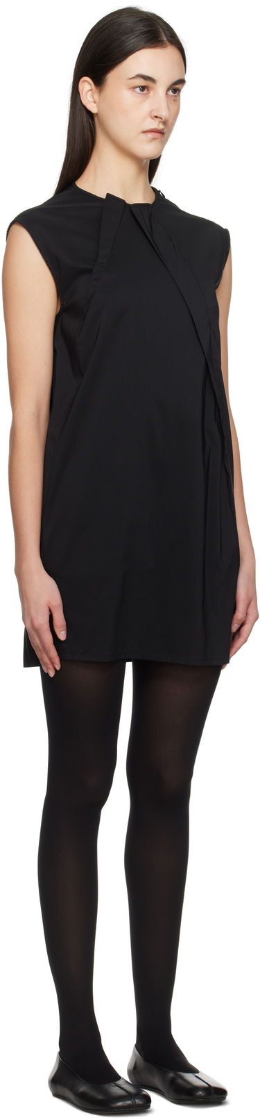 Kjole Maison Margiela MM6 Maison Margiela Shirting Darting Mini Dress Sort | S52DA0066 M35043, 1