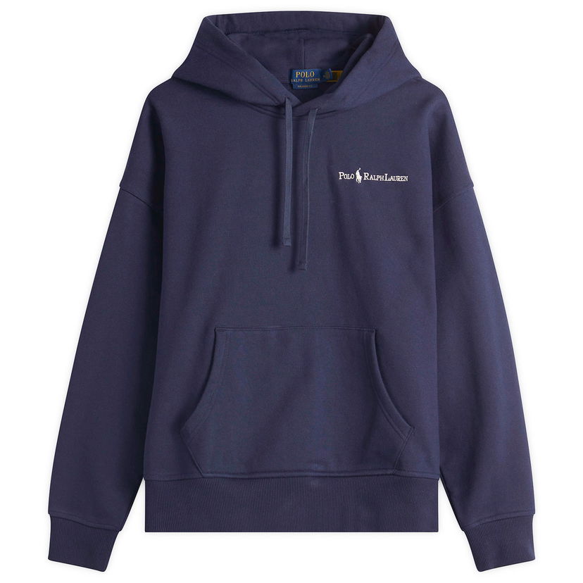 Sweatshirt Polo by Ralph Lauren Ralph Lauren Embroidered Logo Relaxed Fit Hoodie Mørkeblå | 710961135003