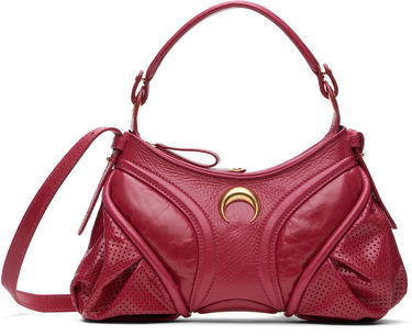 Håndtaske Marine Serre Marine Serre Futura Mini Leather Bag Lyserød | WBA006A RLEA0023, 0