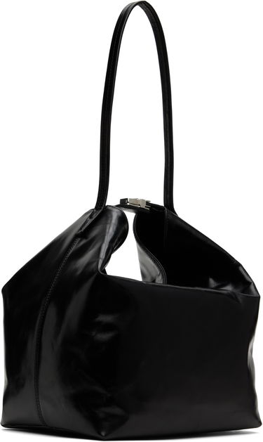 Skuldertaske BY FAR BY FAR Maxi Bea Creased Leather Shoulder Bag Sort | MWBSB054CL034BK001PL, 2