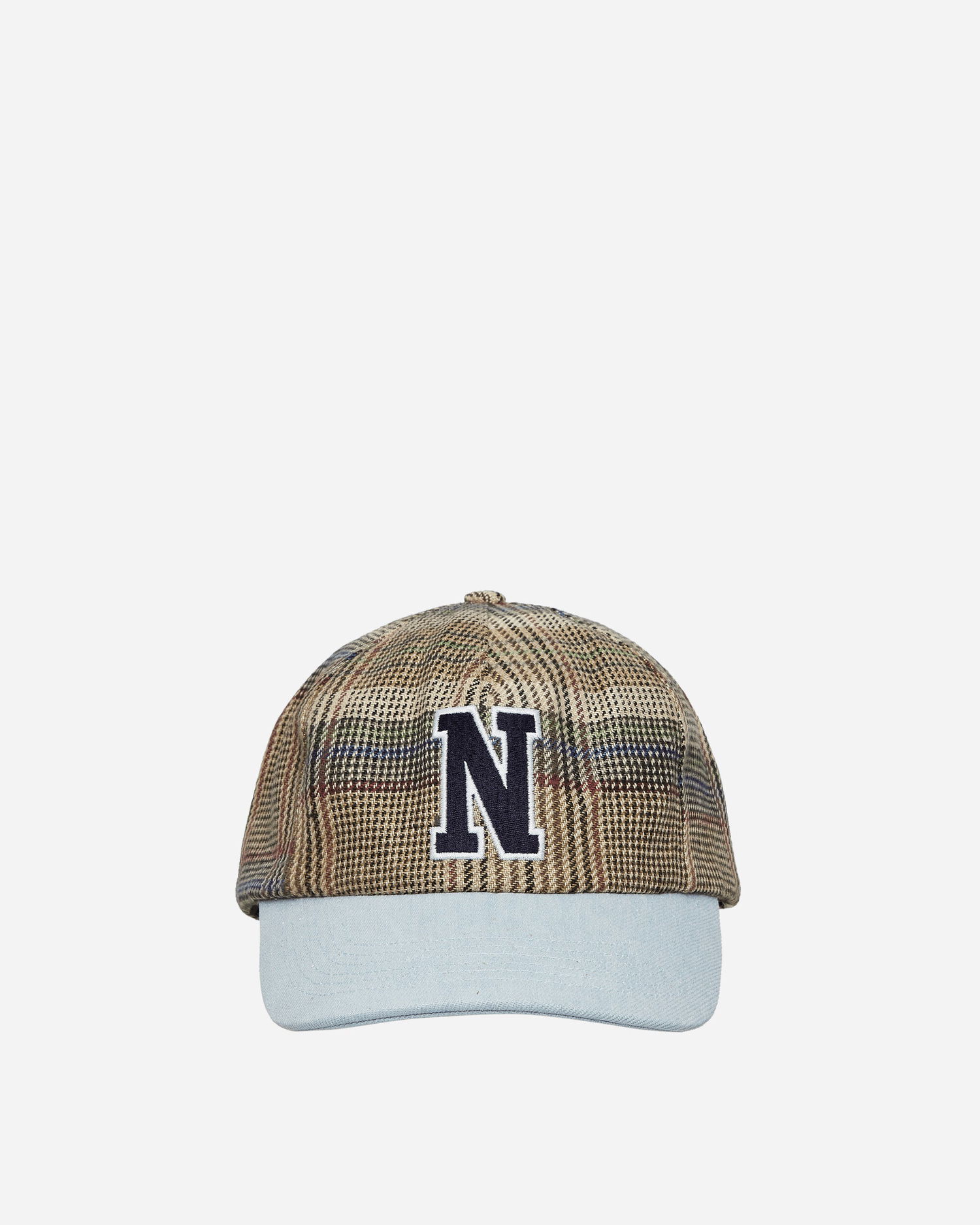 Kasket Noah Plaid Crown 5-Panel Cap Tan Grøn | H120SS24 TPD, 1