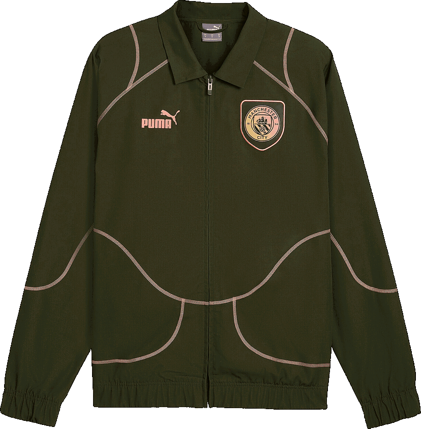 Jakke Puma MCFC ftblStatement Track Jacket Grøn | 777794-29