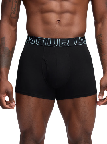 Boksere Under Armour Under Armour Performance Cotton Boxer Briefs 3-Pack Sort | 1383891-003, 1