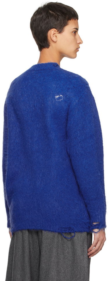 Sweater ADER ERROR Rous Distressed Knit Sweater Blå | BMADFWKT0304BL, 2