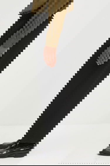 Bukser Neighborhood NEIGHBORHOOD Two Tuck Pants Sort | 242SPNH.PTM07, 1