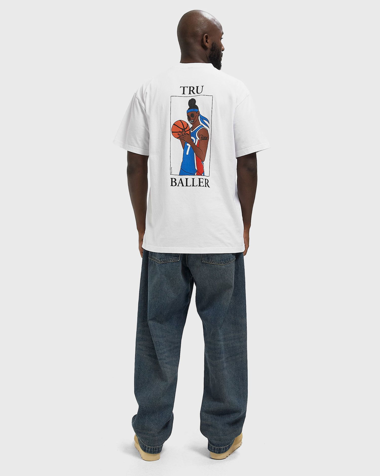 T-shirt Patta Tru Baller T-Shirt Hvid | POC-AW25-1000-290-0082-002, 1