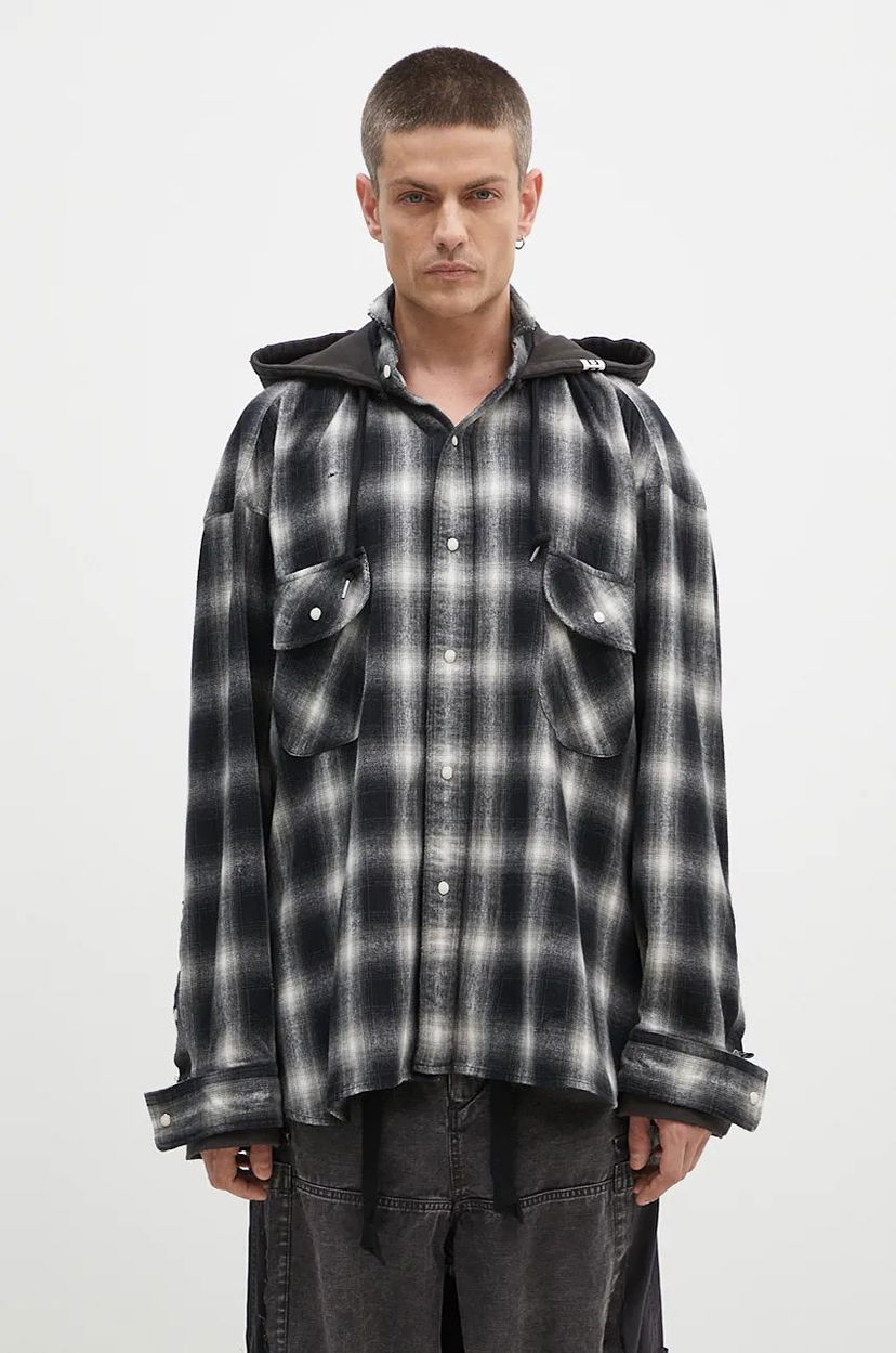 Sweatshirt Maison MIHARA YASUHIRO Relaxed Fit Sweat Hoodie Sort | J13SH182