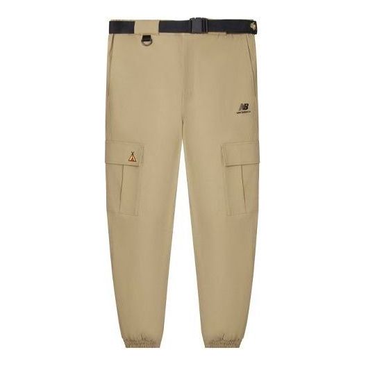 Cargo bukser New Balance JHI Sport Cargo Pants Beige | NTA89011-BEI, 0