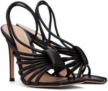 Tilbehør Gianvito Rossi Gianvito Rossi Hellen Heeled Sandals Sort | G32488-15RIC-NAP, 3