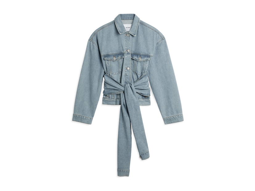 Jakke AXEL ARIGATO Hydra Tie-Front Jacket Blå | A2164001