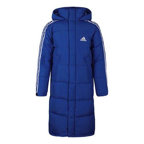 Parka adidas Originals 3ST Long Parka Blå | EH3992