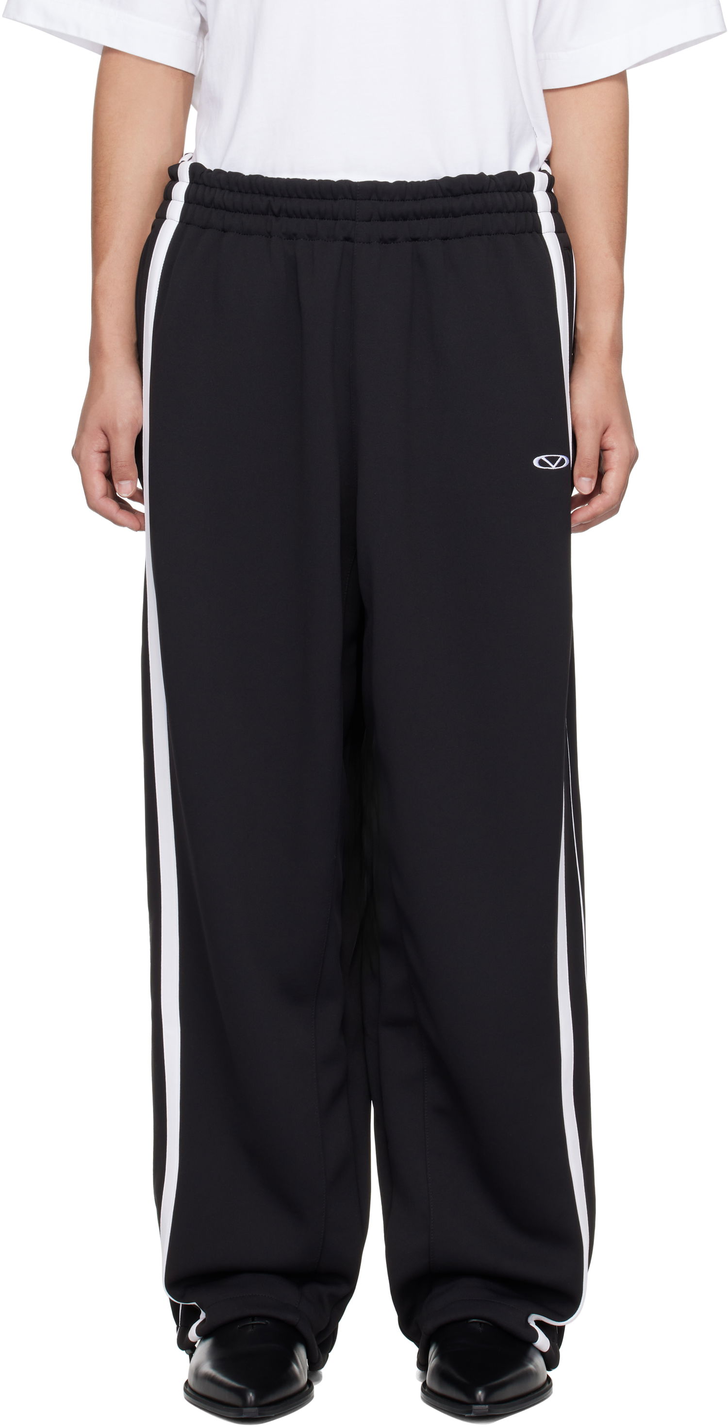 Joggingbukser VETEMENTS Vetements Oval Logo Gym Sweatpants Sort | UA66PA310B, 0