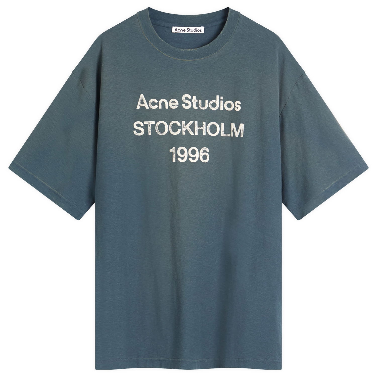 T-shirt Acne Studios Acne Studios 1996 Exford Short Sleeve T-Shirt, Size Large Blå | CL0196-BPA, 1