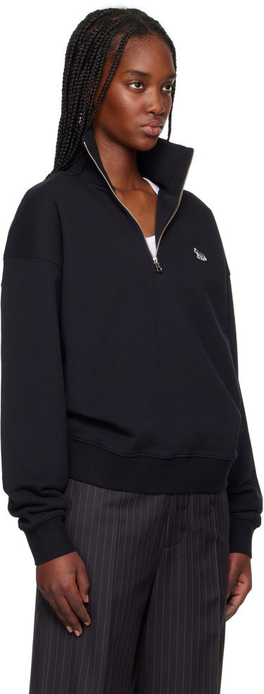 Sweatshirt MAISON KITSUNÉ Half-Zip Sweatshirt Hvid | MW00304KM0325, 1