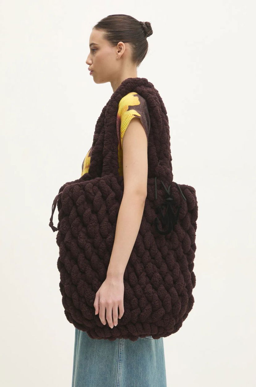 Mulepose JW Anderson JW Anderson XL Blanket Shopper Bag Brun | HB0654.YN0362.685