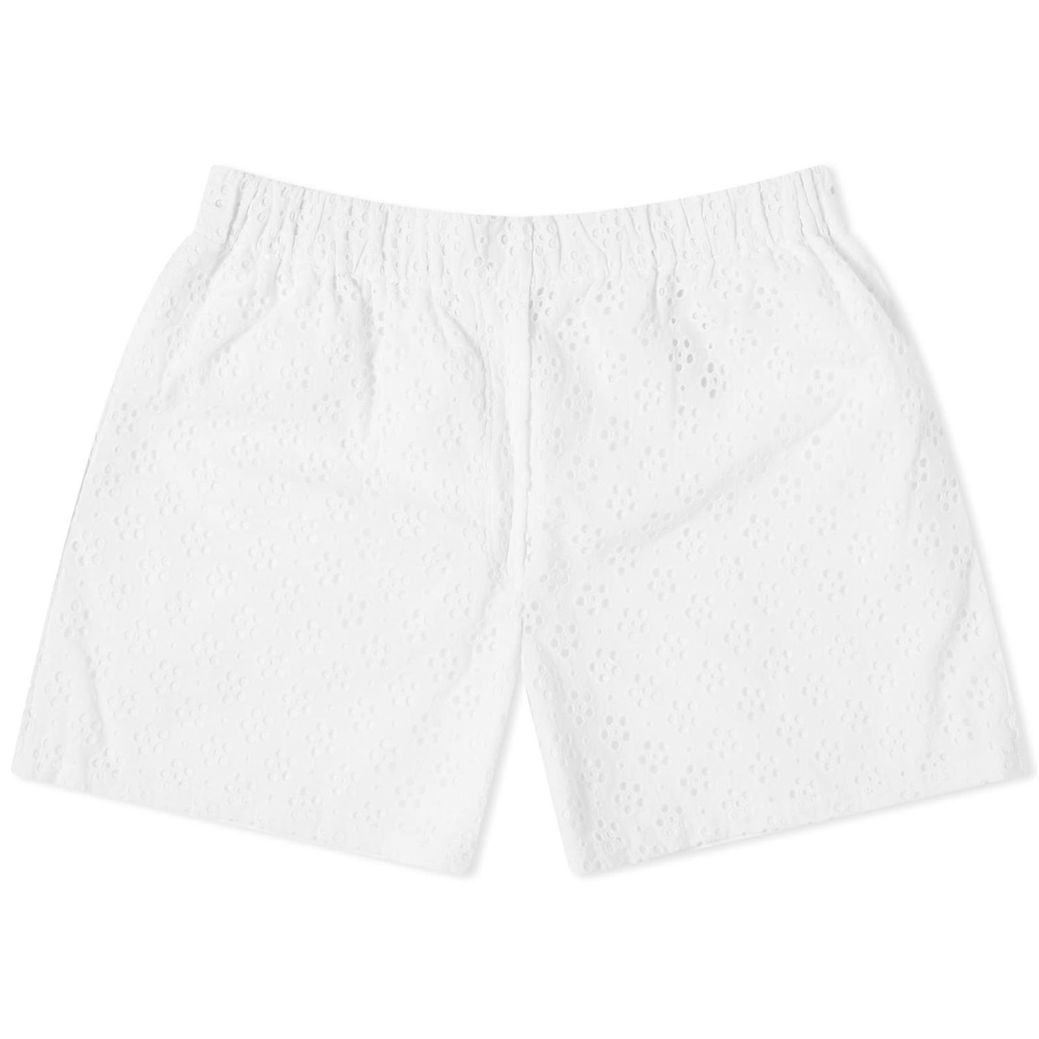 Shorts KENZO Broderie Anglaise Shorts Hvid | FE52SH0679K1-02, 0