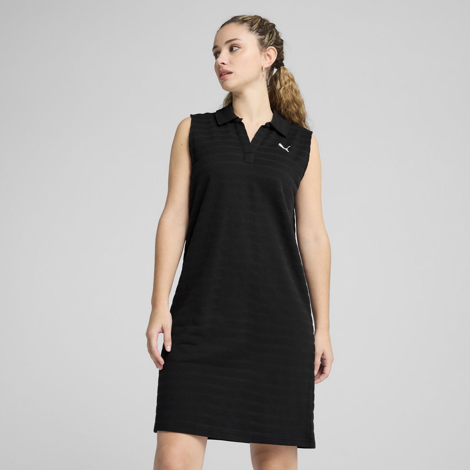 Kjole Puma ESS Elevated Structured Sleeveless Dress Sort | 685029_01, 0