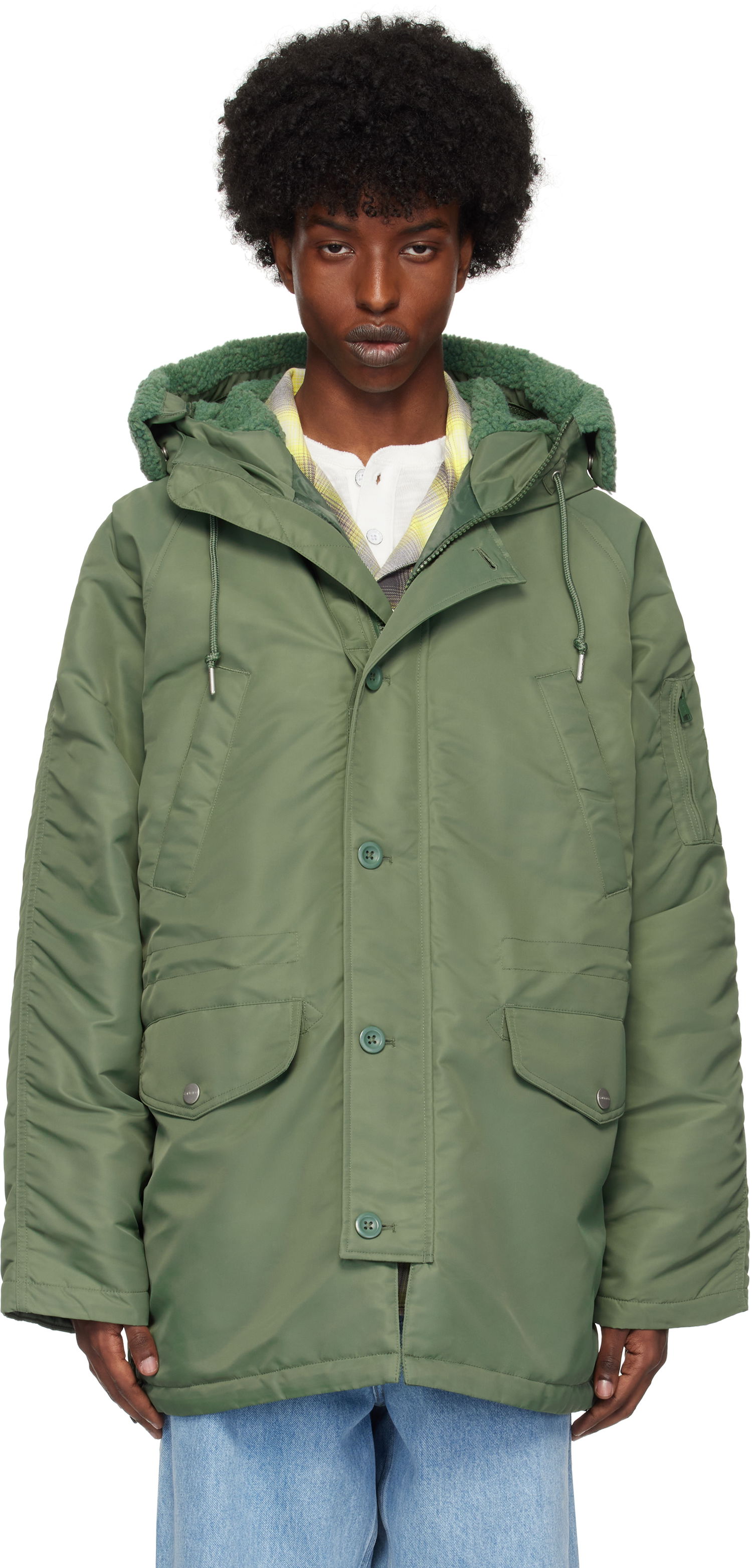 Parka Carhartt WIP Hooded Parka Coat Grøn | I033929, 0