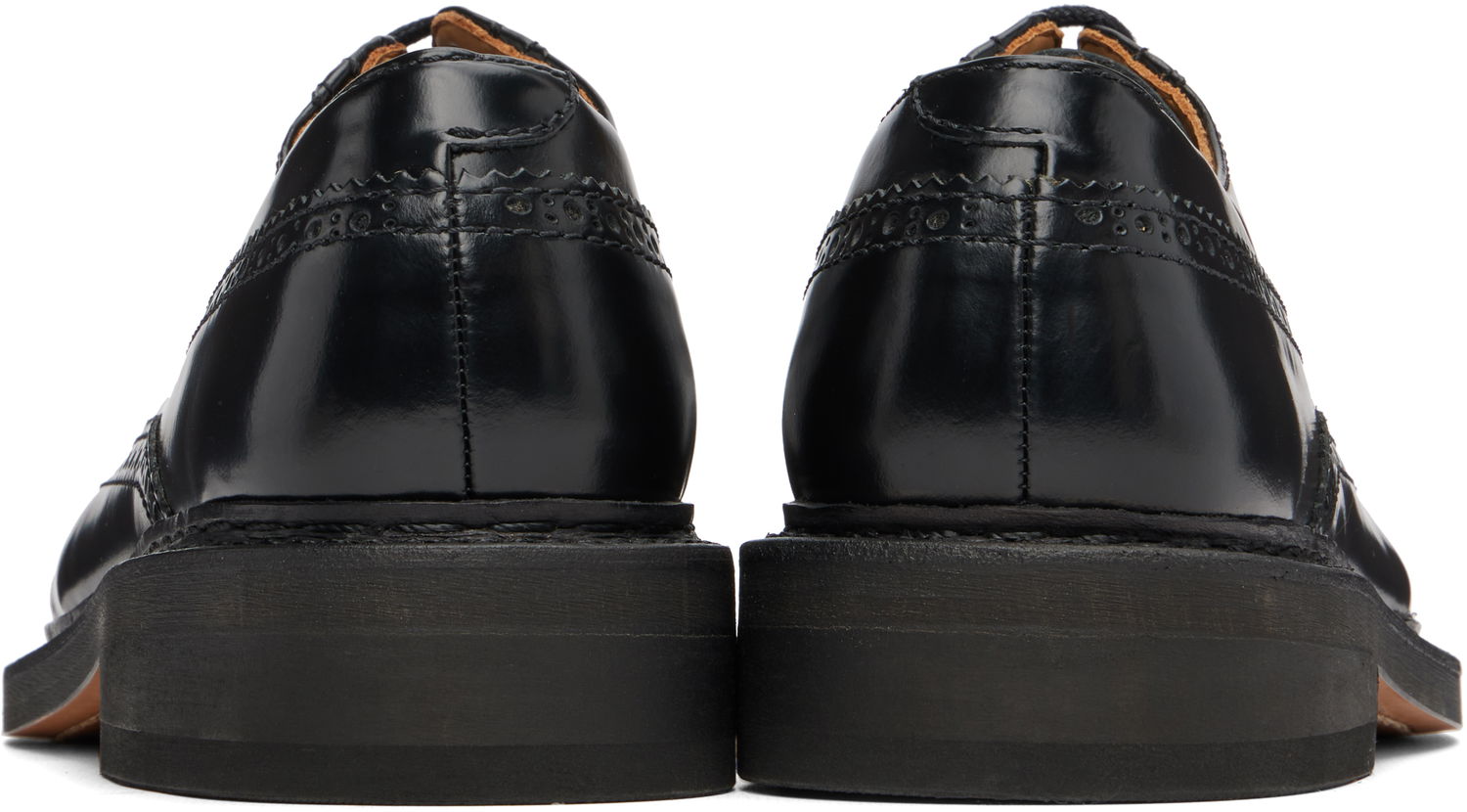 Sneakers og sko OUR LEGACY Our Legacy Brogue Parade Derbys Sort | A4257BB, 1