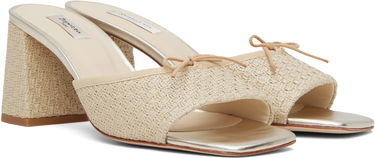 Tilbehør Repetto Repetto Jordana Raffia Mules Beige | VX4173RAFD, 3
