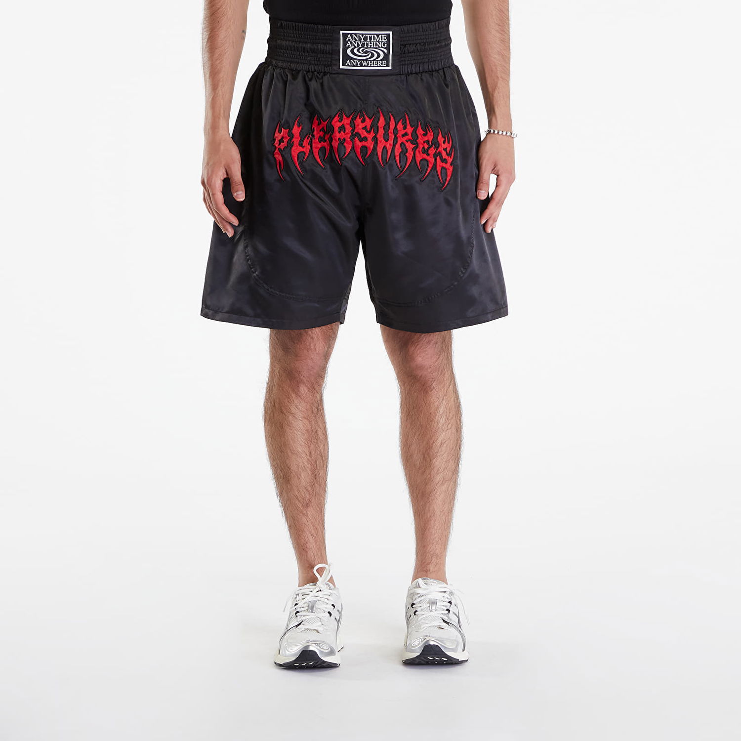 Shorts Pleasures Anywhere Muay Thai Shorts Black Sort | P24SU029 BLACK, 0