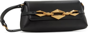 Håndtaske Jimmy Choo Jimmy Choo Diamond East-West Shoulder Bag Sort | DIAMOND SHLDR E/W SM, 1