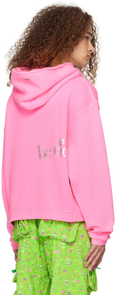 Sweatshirt ERL Venice Print Hoodie Lyserød | ERL07T031, 2