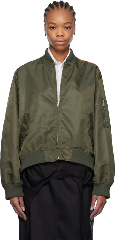 Bomberjakke Maison Margiela MM6 Maison Margiela Spliced Bomber Jacket Grøn | S52AM0315 M35257, 0