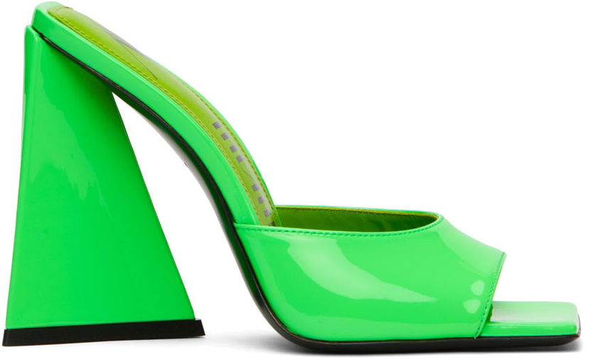 Kjole The Attico Attico Devon Heeled Sandals Grøn | 227WS000 L002