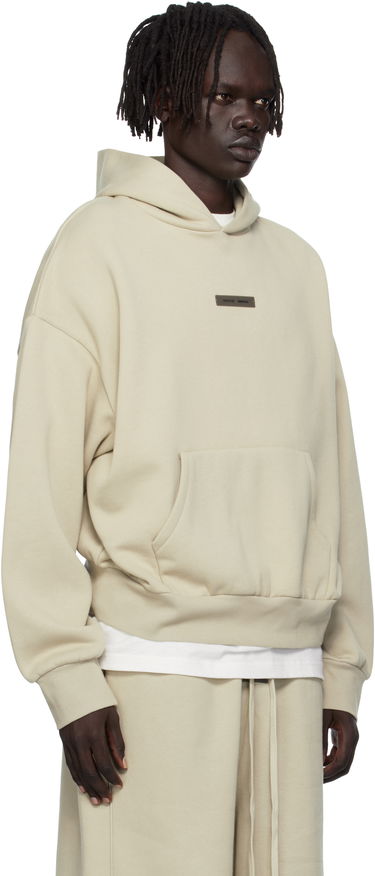Sweatshirt Fear of God Fear of God ESSENTIALS Classic Fit Fleece Hoodie Beige | 192SP252056F, 1