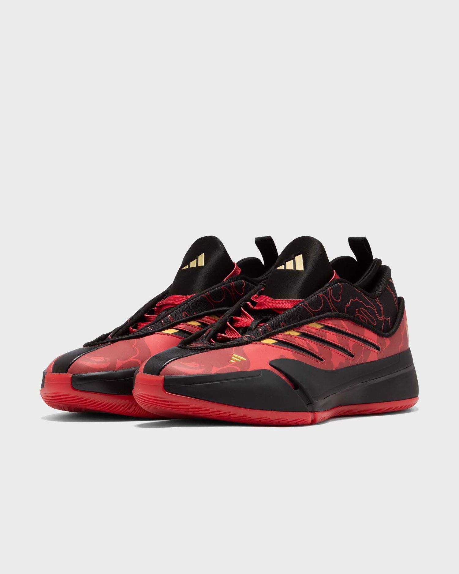 Sneakers og sko adidas Originals BAPE x Dame 9 "Better Scarlet" Rød | IH0786, 1