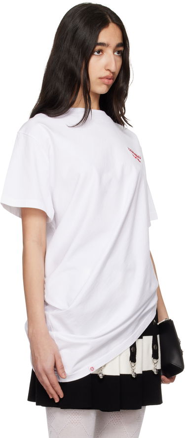 T-shirt Charles Jeffrey Loverboy Charles Jeffrey Loverboy Topsy Turvy T-Shirt Hvid | 54101302, 1