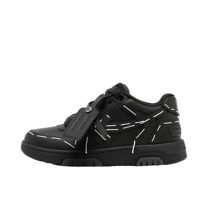 Sneakers og sko Off-White Out Of Office Low Sartorial Stitching Black Black W Sort | OWIA259S23LEA0101010