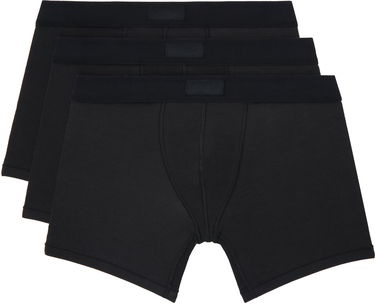 Boksere SKIMS Three-Pack Cotton Boxer Briefs Sort | BO-BBR-5635M, 0
