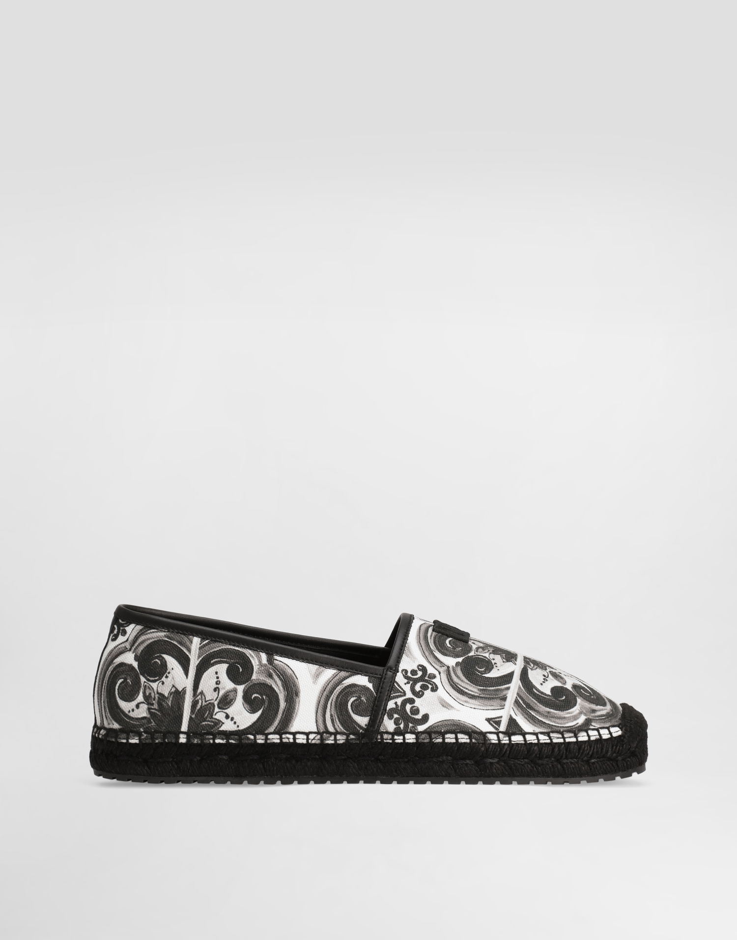 Tilbehør Dolce & Gabbana Dolce & Gabbana Shell-print Canvas Espadrilles Flerfarvet | A50730AD506IU3TN, 0