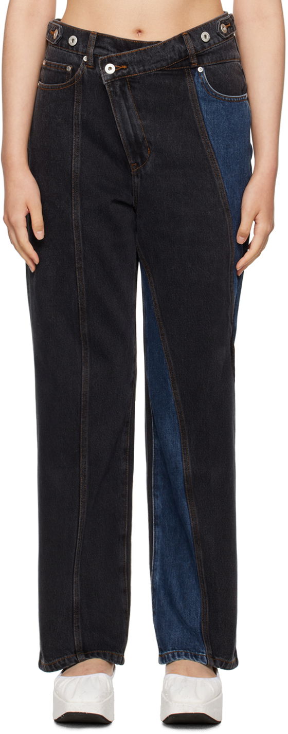 Jeans Feng Chen Wang Feng Chen Wang Paneled Jeans Blå | FUF16TR19, 0