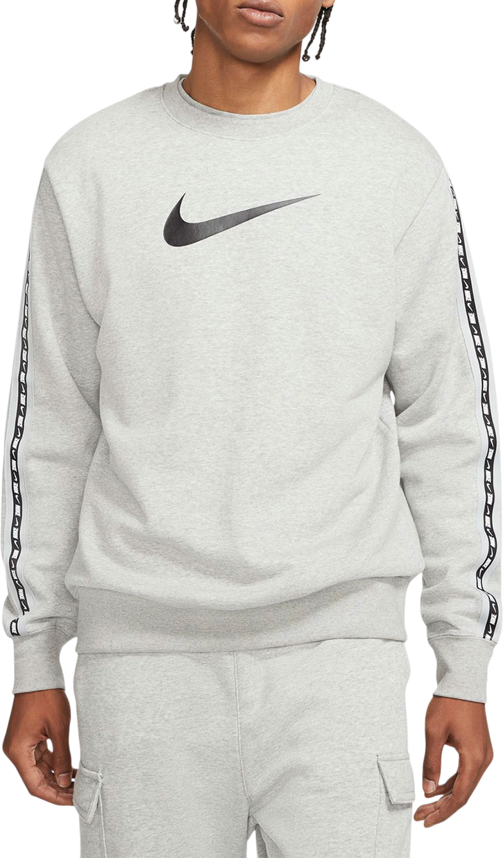 Sweatshirt Nike Repeat Fleece Crew Sweatshirt Grå | dm4679-063, 0