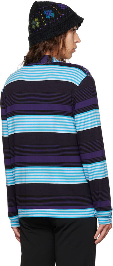 Sweater Anna Sui Anna Sui Stripe Cardigan Lilla | M622G31, 2